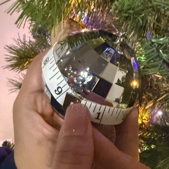 Coach Poppy disco ball ornaments 🪩. RARE 9 in - Picture 9 of 9